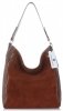 Bőr táska shopper bag Vittoria Gotti barna V3368